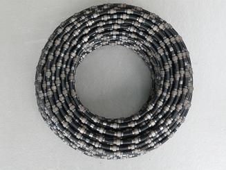 Diamond wire saw of dry-cut for marble quarrying